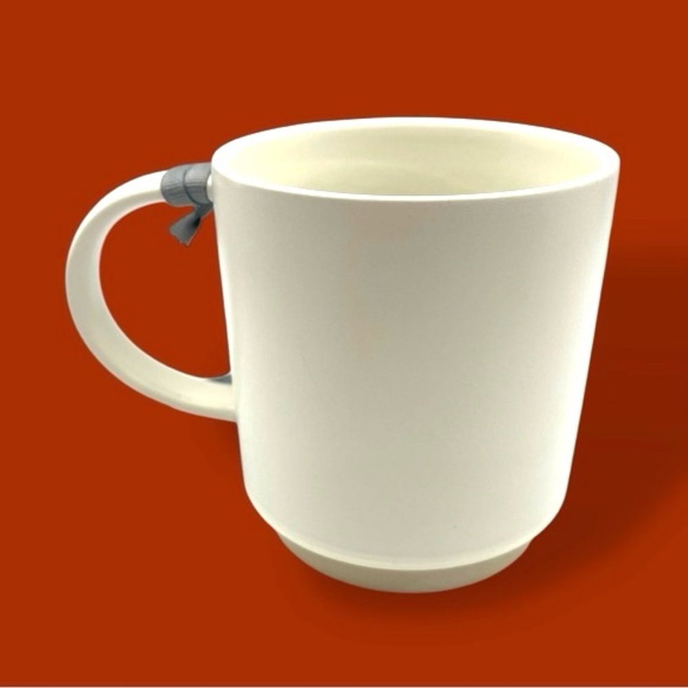 Hallmark 16oz  "Cup of Nope" ceramic mug cream-colored with orange text - Picture 2 of 4